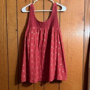 Maurices Tank Top with Gold Accents